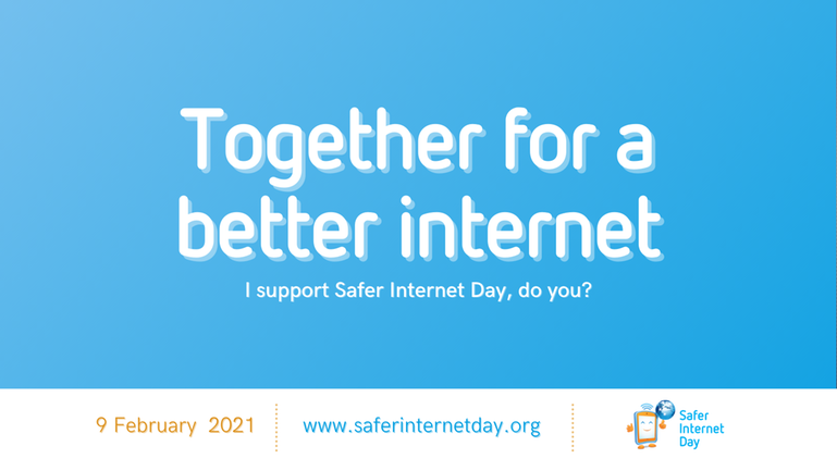 Tillsammans för ett bättre internet - Safer Internet Day 9 februari 2021