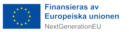 EU-logga samt texten Finansieras av Europeiska unionen